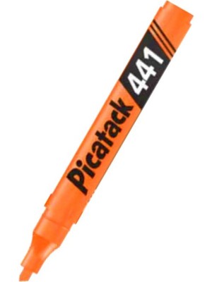 Picador Picatack Fosforlu Kalem Turuncu 441- (10 Lu Paket)