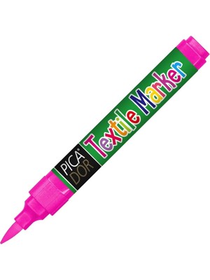 Picador 450 Yuvarlak Uç Tekstil Kalemi Fosforlu Pembe