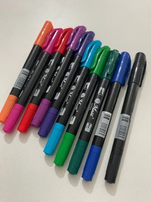 Masis 10 Lu Çift Taraflı Fineliner Keçeli Kalem