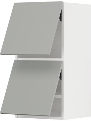 IKEA Açık Gri Yatay Kapaklı Mutfak Duvar Dolabı 40X38,6X80 Cm, Raflı