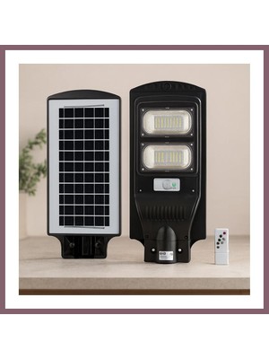 Bezos 200W 6500K Sensörlü Güneş Enerjili Sokak Lambası Bzss