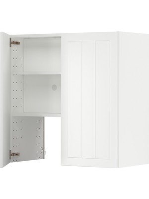 IKEA Beyaz Aspiratör Dolabı 80X38,8X80 Cm, 2 Kapaklı