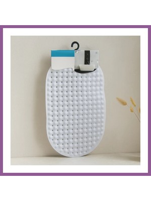 Bezos Oval Kaydırmaz Banyo Paspası 63 Vantuzlu Plastik 34X65 cm Rengaren