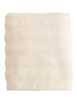 Toptan Budur WAVED%100 Pamuk El Havlusu 30X40 cm Ekru