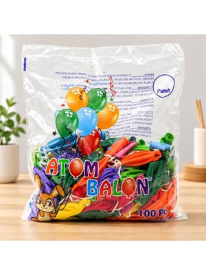 Ps Lastikli Balon ( 100'LÜ)
