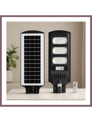 Bezos 300W 6500K Solar Sokak Lambası Sensörlü Bzss