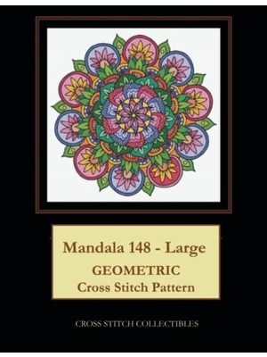 Defne Store Mandala 148 - Large: Geometric Cross Stitch Pattern