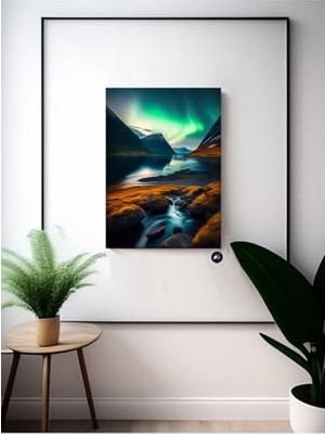 Defne Store (PSTER20952) Sonsuz Kuzeyin Büyüsü Iskandinav Tarzı Poster 50 x 70