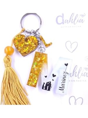 Defne Store Pul, Tinky Winky Epoksi Süsleme Glitter Yıldız Gold 5 G