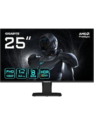 Mey İthalat GS25F14 24,5" Ss IPS Gaming Monitor, Full Hd (1920X1080), 144Hz, 1ms Gtg, Mat Ekran, HDMI & Displayport, Hdr Ready, Amd Freesync Premium, Dahili Hoparlör