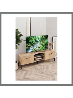 Bezos Vera Tv Sehpası Suntalam Bej 160X35 Mmbz