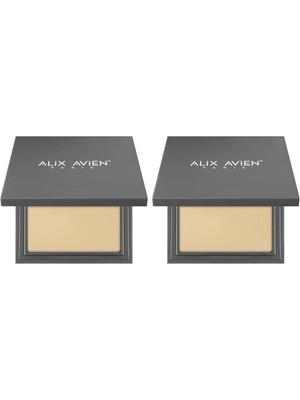 Kompakt Pudra - 12 Saate Kadar Kalıcılık - Sıcak Cilt Alt Tonu - Compact Powder 09 Golden Sand (2 Paketi)