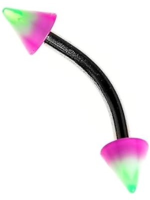Ertürk Store Moulin Curved Barbel Çelik Spike Piercing TDGR00909