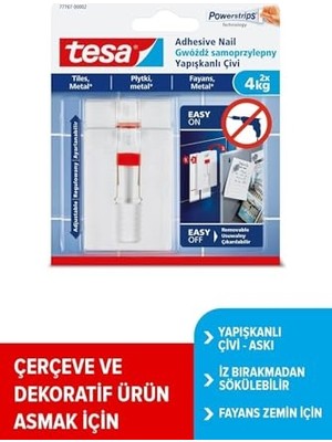 Ertürk Store Iz Bırakmadan Sökülebilir Yapışkanlı Askı 77767
