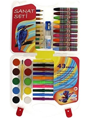 Taşınabilir Sanat Setim Renkli 6+