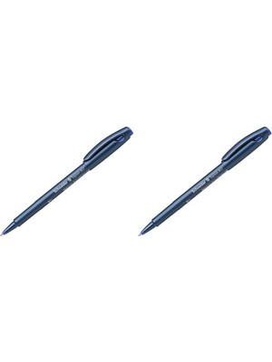 Topball 857 Konik Uçlu Roller Kalem, 0,6 Mm, Mavi (2 Paketi)