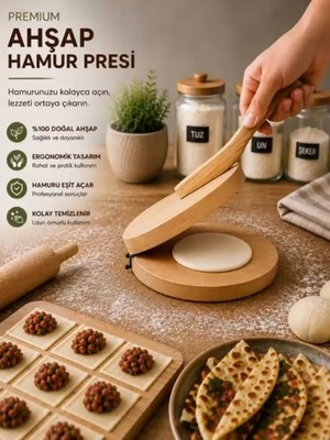 Ahşap Tortilla Press Aleti Taco Hamur Aleti Manuel Hamur Presleme Aracı Aleti
