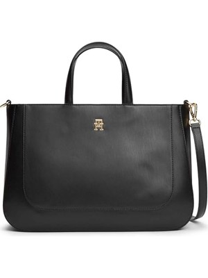 Th Glam Satchel Kadın El Çantası Black Os