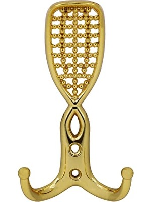 Dolap, Osmanlı Portmanto Vestiyer Duvar Askısı, Elbise Askılığı Gold