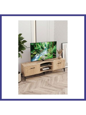 Bezos Vera Tv Sehpası Suntalam Bej 160X35 Mrl