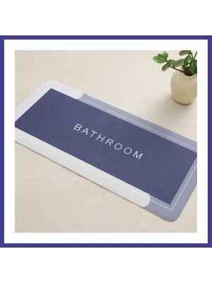 Bezos Dikdörtgen Su Emici Banyo Paspası 116 x 37.5 cm (Elastik) Mrl