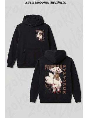 Zoka Wear Made In Abyss Faputa Ön Arka Baskılı Kapüşonlu Sweatshirt