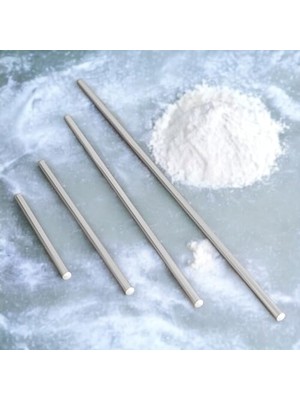 Kadıoğlu Ticaret Alüminyum Metal Oklava 4'lü Set Börek Hamur Yufka Açma Silindir Yuvarlak Uzun Kısa Mutfak Araç