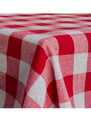Kadıoğlu Ticaret Piknik Örtüsü, Aydın Çeyiz Kırmızı Sofra Bezi Masa ve — 150 x 150 cm