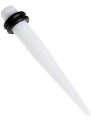 Kadıoğlu Ticaret Moulin Bioplast Tapers Tunnel Piercing TDGR00838, Beyaz