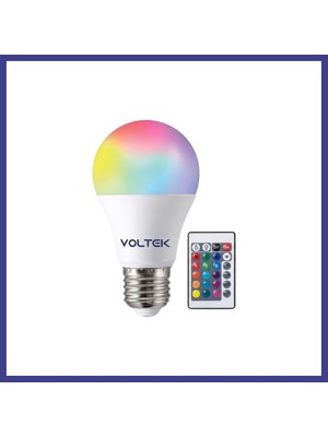 Bezos Voltek 9W Kumandalı Beyaz+Rgb LED Ampul 1 Adet Mrl