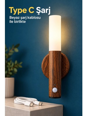 Burada Bulabilirsin Çift Taraflı Bantlı Şarjlı LED Duvar Lambası
