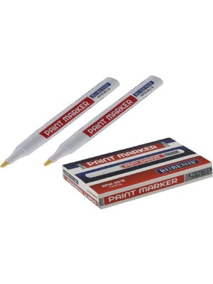 Rubenis Paint Marker Beyaz Kalem Rpm-80/b 12'li Paket, Rpm-80/b