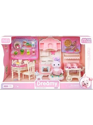 Bay Dreamy Mini Tavşan Fırınlı Mutfak Oyun Seti