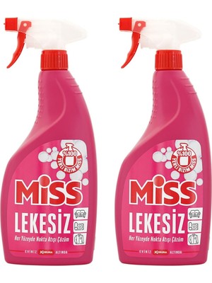 Miss Lekesiz Leke Çıkarıcı Sprey 750 ml 2'li Paket