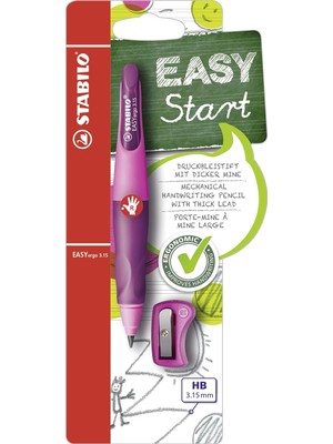 Tr Easyergo 3.15 Sağ - Ergonomik Mekanik Kurşun Kalem - Pembe & Lila Blister