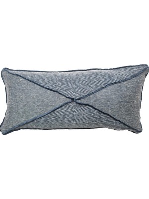 Home Dekoratif Yastık Kılıfı Gri 35 x 55 GOLDENNM-121