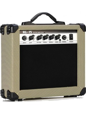 Ag-15 D-Sound Çift Giriş Enstruman Amfisi 15 Watt