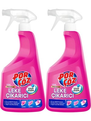 Porçöz Leke Çıkarıcı Sprey, 2'li Paket, 2X750 ml