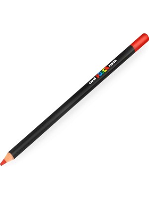 Uni Posca Renkli Kalem - Profesyonel Yağ ve Balmumu Boya Kalemi - KPE-200 - Kırmızı (15) - Tekli