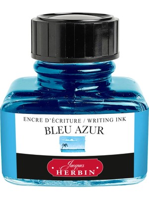 J. Herbin Dolma Kalem Şise Mürekkep 30ML - Bleu Az