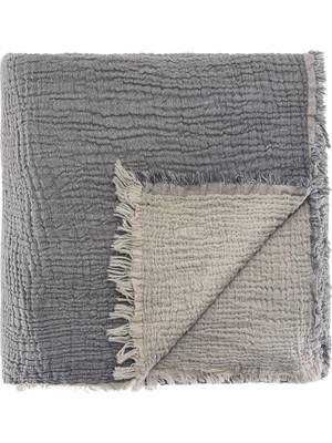 Müslin Pike Tek Kişilik, 100% Pamuk 4 Katlı Kaliteli Müslin Yatak Örtüsü, Dekoratif Şık Yumuşak Hafif Yazlık Pike (Antrasit, Tek Kişilik 160X220 Cm)