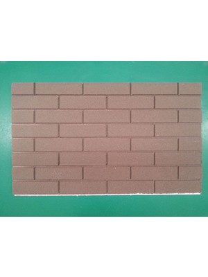 Duvar Paneli Kabartmalı Sıvalı 3 Cmx 60CM X200 cm Tuğla Desen 1.2 M2 Dekorasyon 3 cm Tuğla Desen