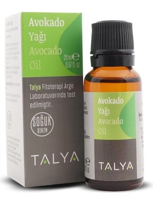 Avokado Yağı 20 ml Aromasız Renkli