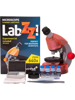 Labzz M101 Orange/portakal Mikroskop (Türkçe Baskısı)