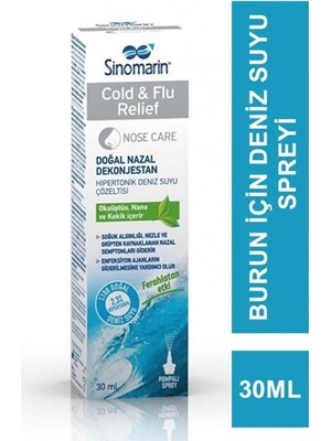 Cold &amp;amp;amp; Flu Relief Sprey, 30 Ml, Burun Bakımı