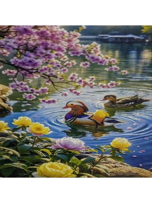 5d Yapışan Boncuk Mozaik Tablo 40 * 50 cm S32