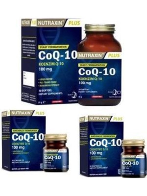 Coq-10 100 Mg 30 Softgel x 3 Adet