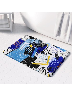 Banyo Paspası, Kaymaz Taban, Banyo Halısı, Makinede Yıkanabilir