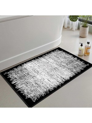 2'li Set Banyo Paspası, Yumuşak Banyo Halısı, Kaymaz Dot Tabanlı, Su Emici, Makinede Yıkanabilir - 50X60-60X100 cm