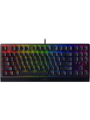 Blackwidow V3 Tenkeyless (Yeşil Anahtar) - Kompakt Mekanik Oyun Klavyesi (Tıklanabilir Mekanik Anahtarlar, Kompakt Form Faktörü, Tamamen Programlanabi